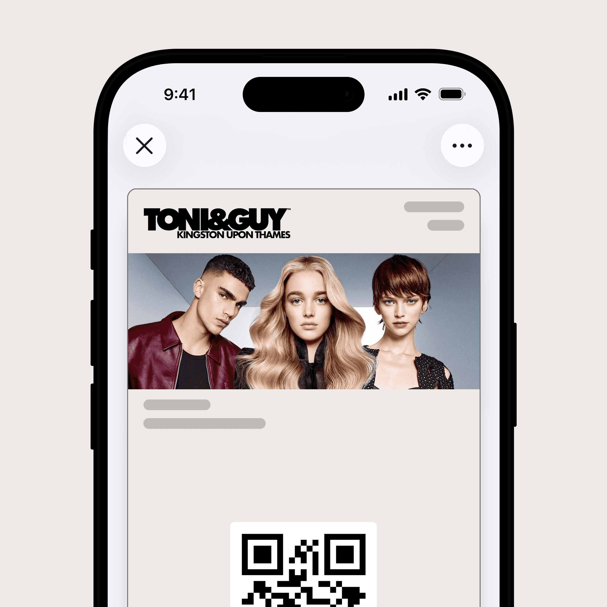 Points-based rewards loyalty card example built with Loovy digital loyalty software