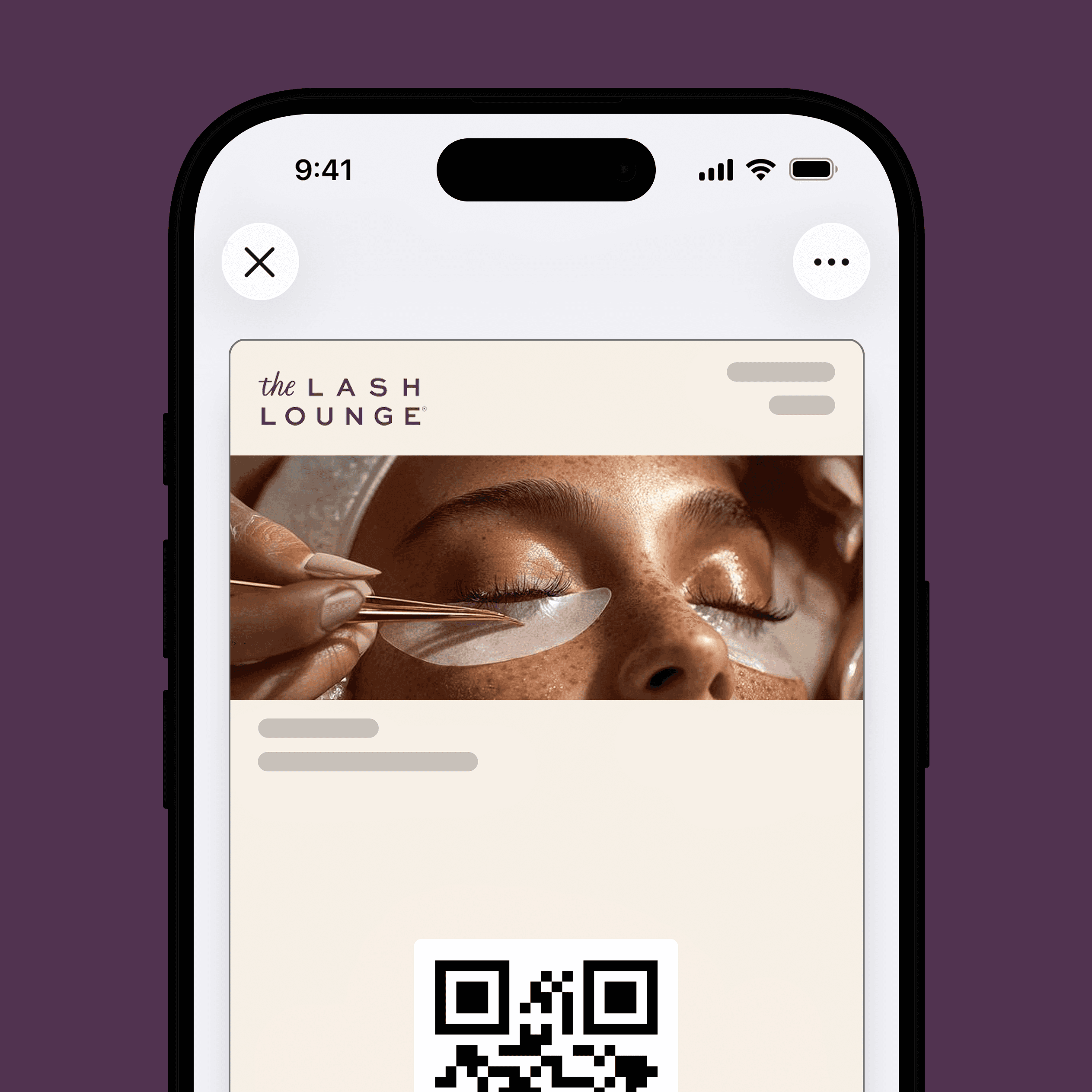 Digital gift card example created with Loovy for Apple and Google Wallet