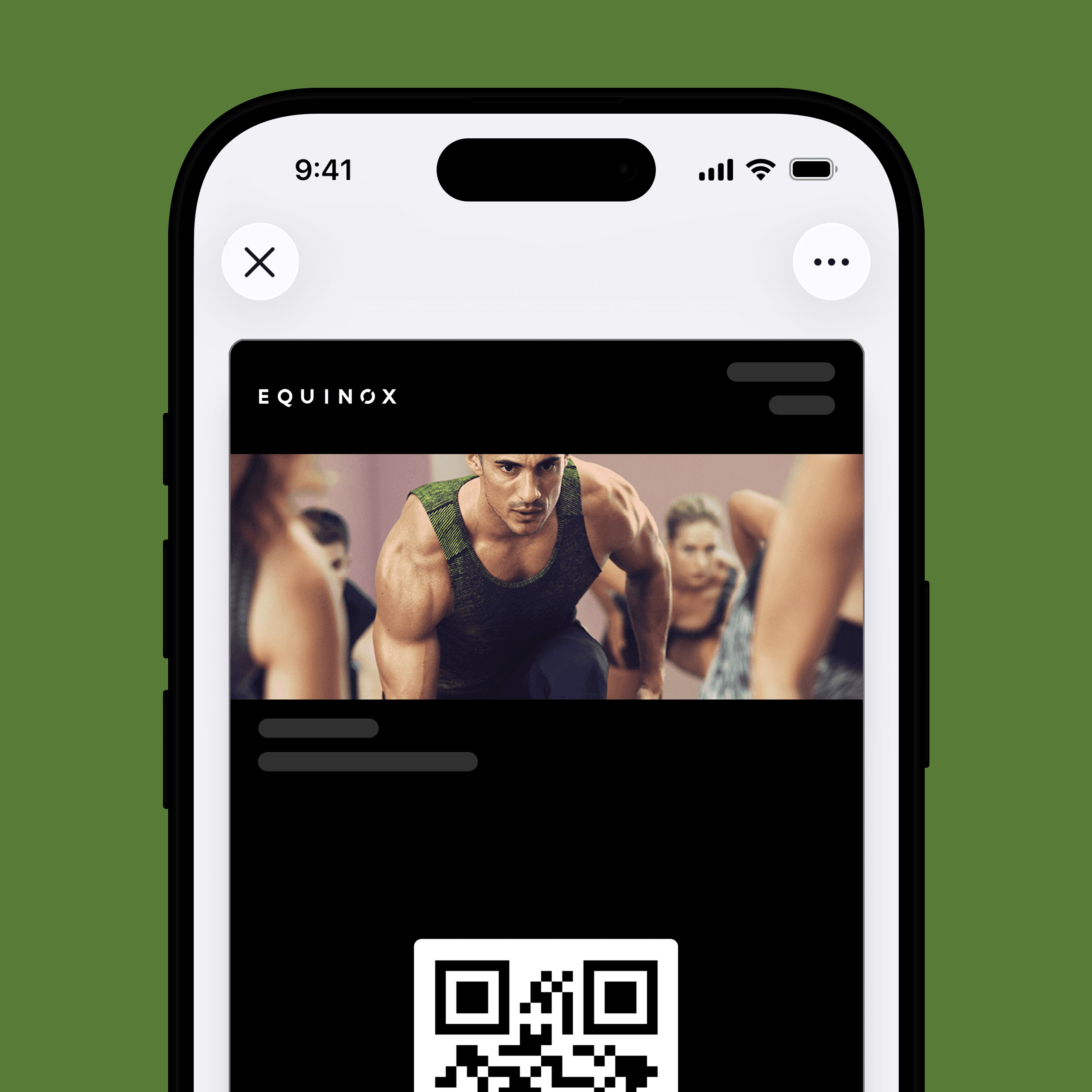 Digital membership loyalty card showing recurring customer rewards created with Loovy